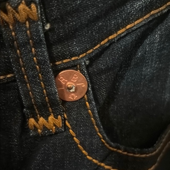 Classic Blue Straight Leg Jeans Timeless Style - Picture 7 of 11